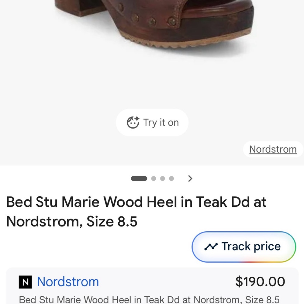 Women’s Bed Stu Marie Brown Leather Mules In Teak - Picture 2 of 16
